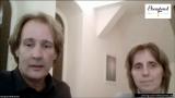 Andreas Schöpfer und Britta Hackbusch, 2020 (Screenshot: YouTube-Kanal der Schule)