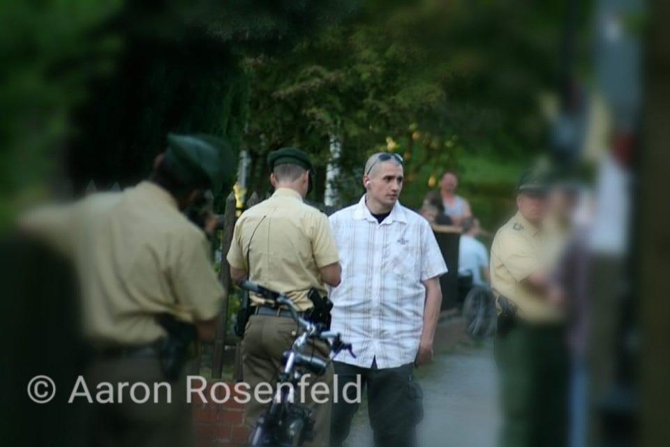Stefan Kollmann bei einer NPD-Veranstaltung in Buckow 2008. (Foto: Friedensdemo-Watch / Aaron Rosenfeld)